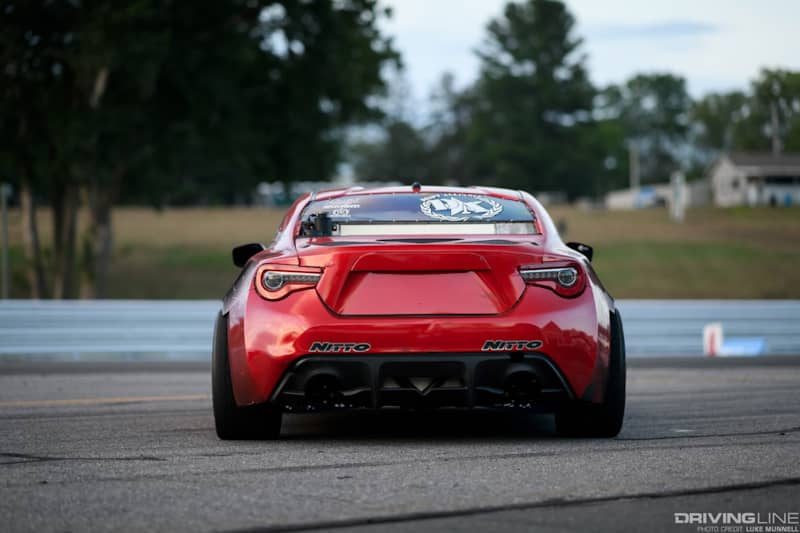 Ryan Tuerck Toyota 86 Demo car Rear View