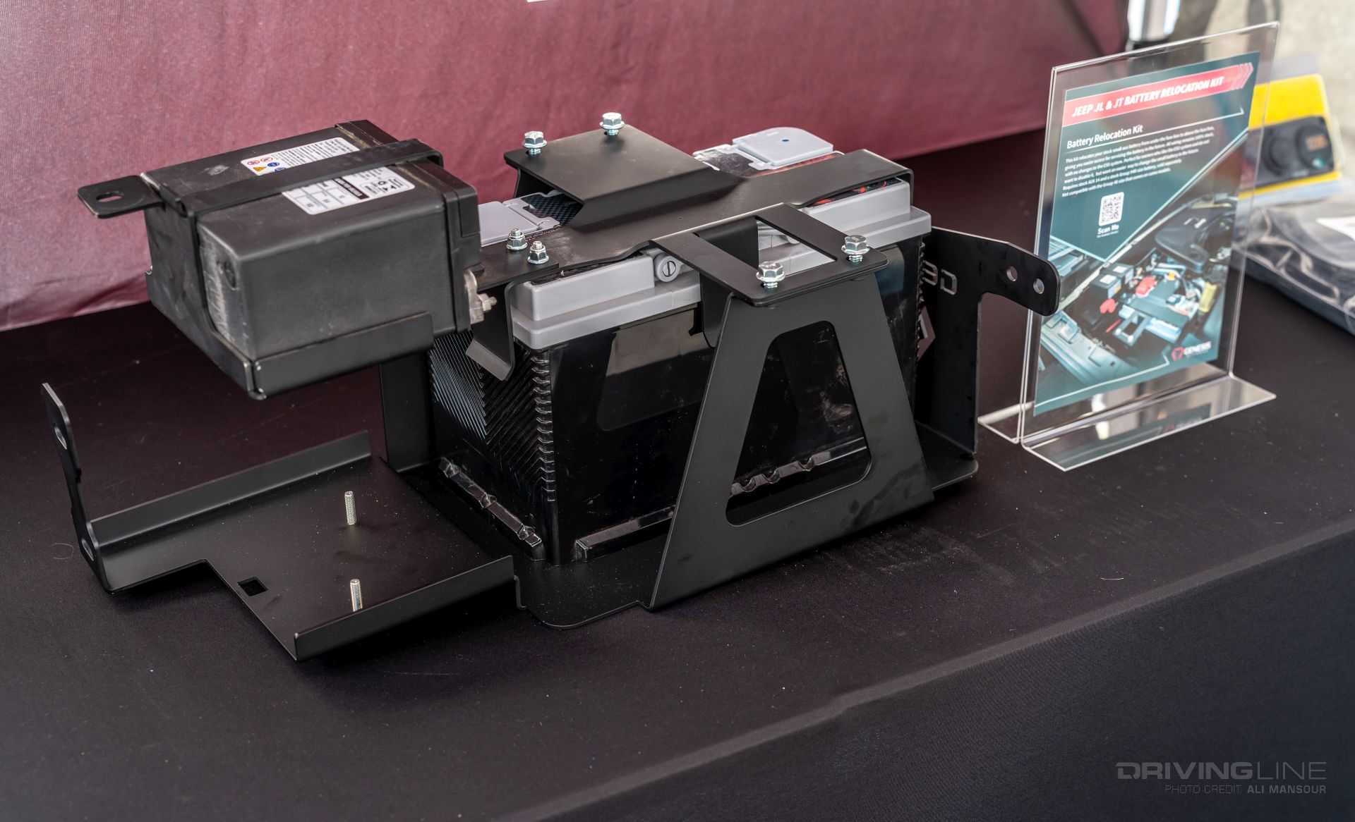 Genesis Offroad Jeep Wrangler Gladiator battery relocation kit