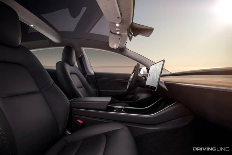 Tesla Model 3 Performance Interior