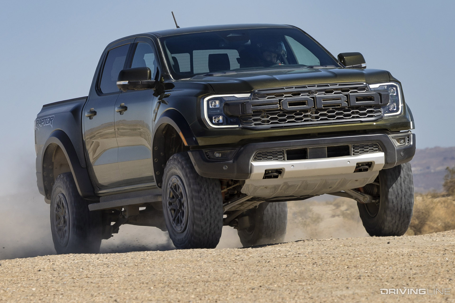 Ranger Raptor in Desert