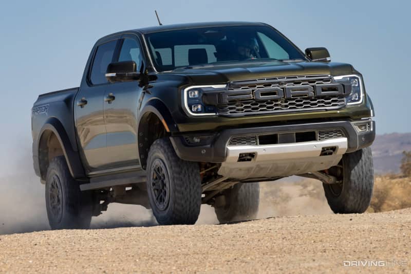 Ranger Raptor in Desert