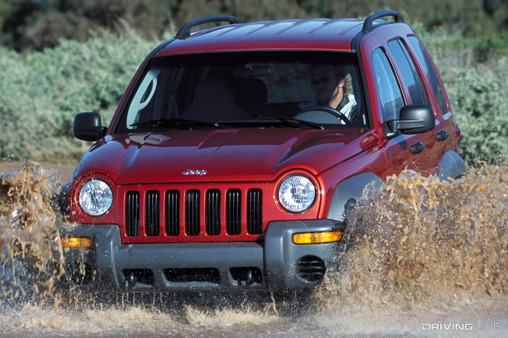 Jeep Liberty First Gen in Mud