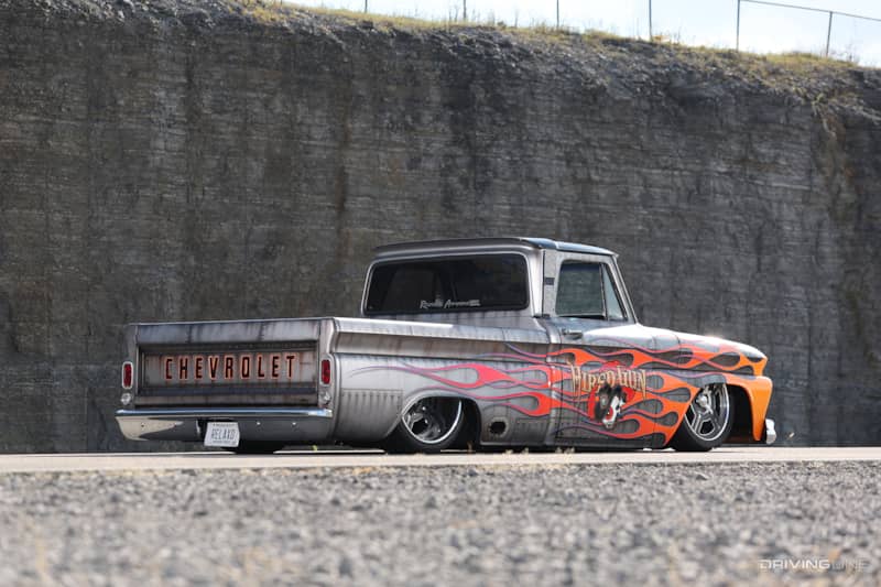 Rear of Bill Watson's 1966 Chevy C10