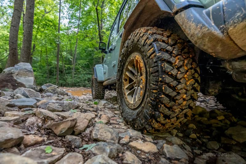 Nitto Tire 35x12.50 Trail Grapplers Jeep Wrangler Rubicon no lift