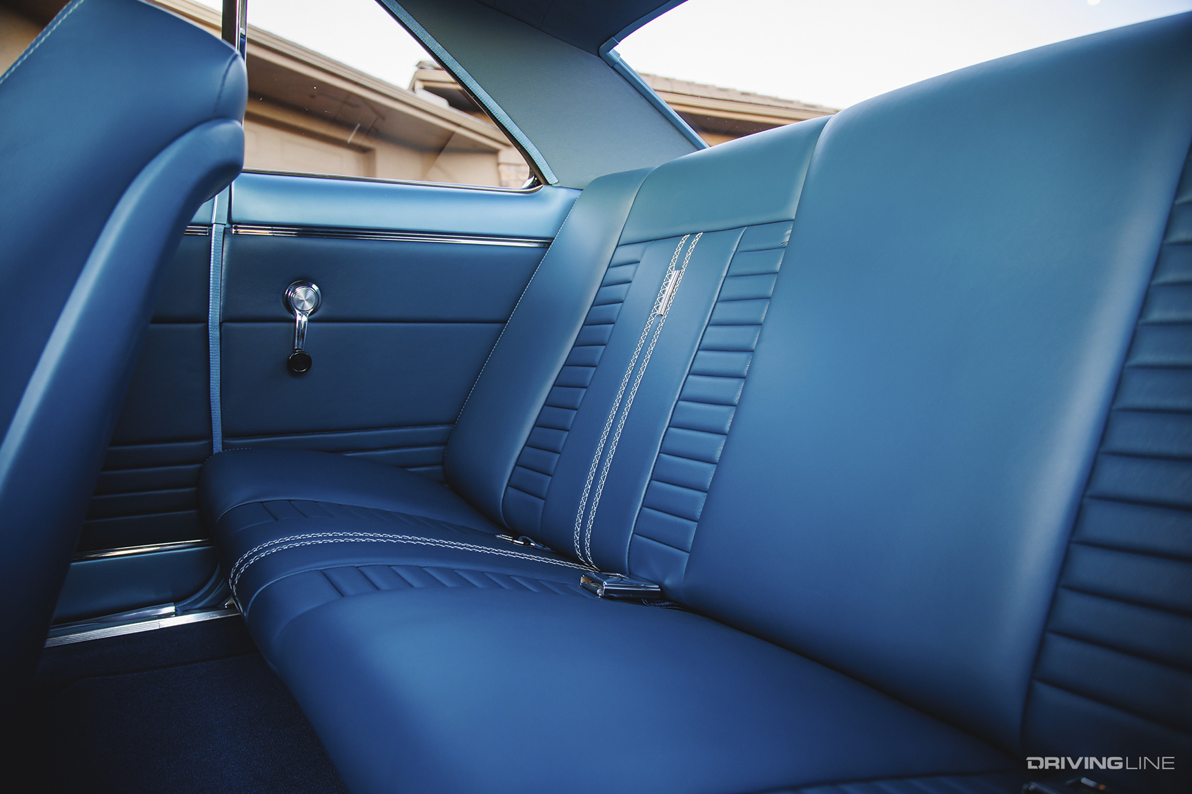 Rear seat of John Packard's '67 Nova SS