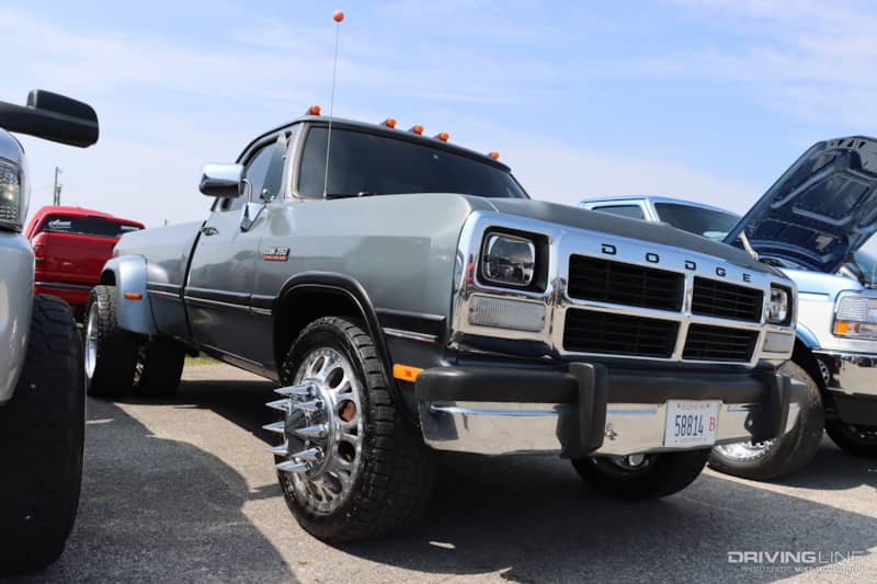 First-Gen Cummins D350 Show Truck on Nitto Terra Grappler G2 tires