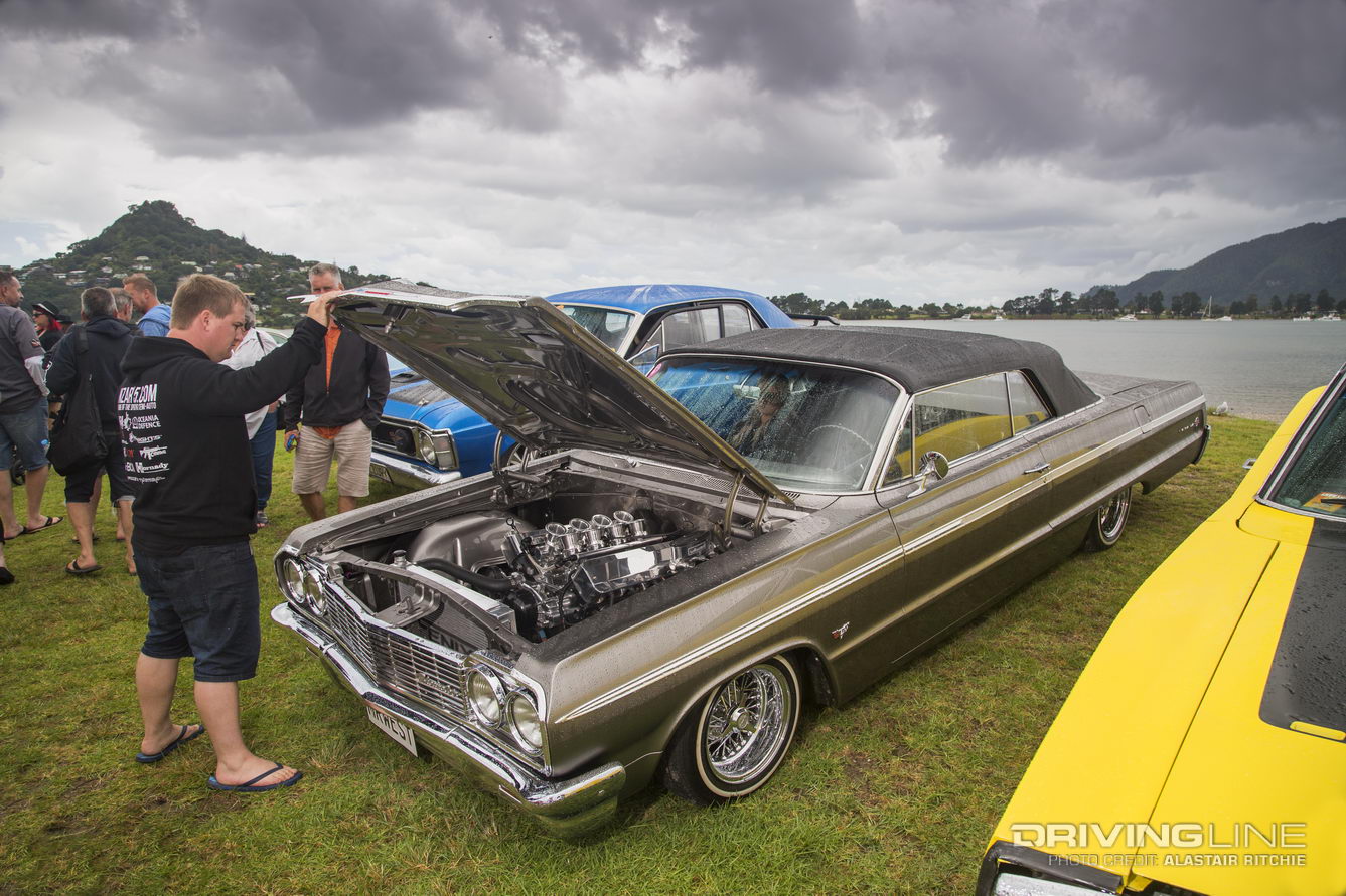 Bradley West's 1964 Impala SS convertible at Repco Beach Hop