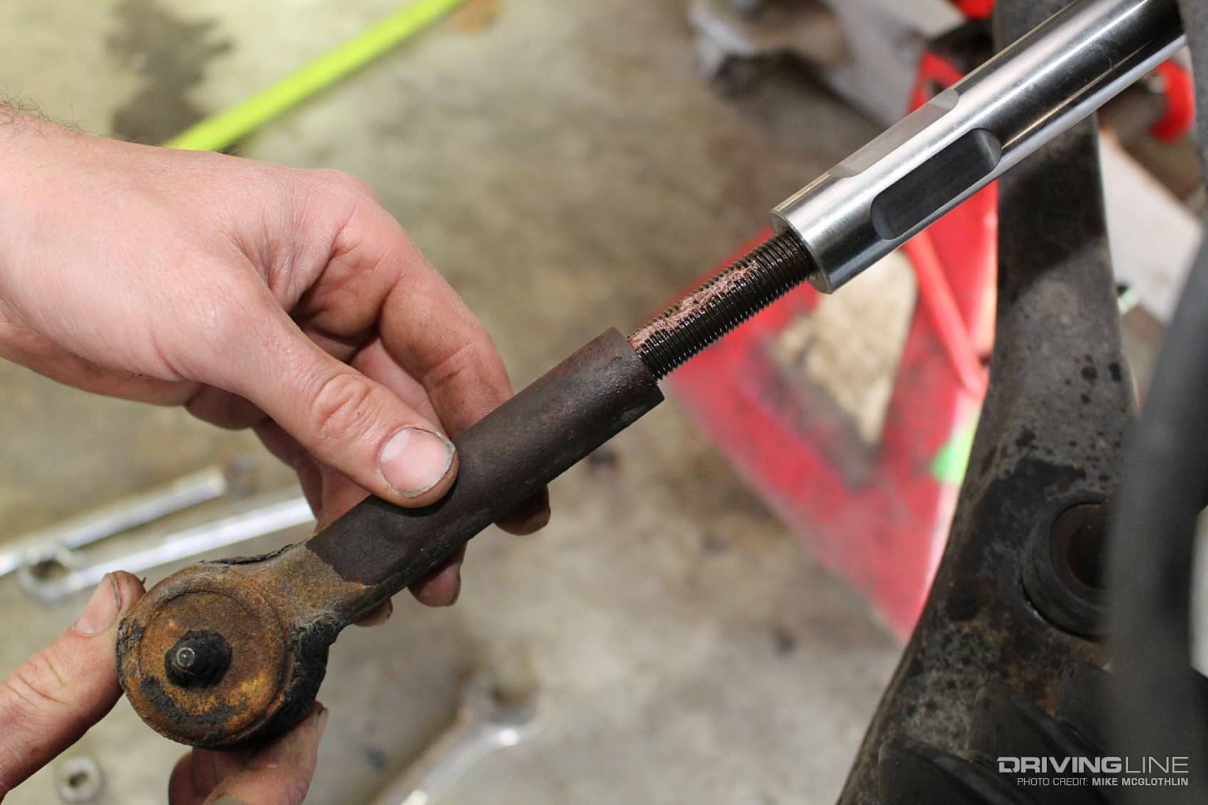 Merchant Automotive Tie Rod Sleeve Install DrivingLine
