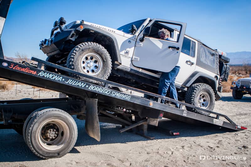 016 jeep flatbed tow