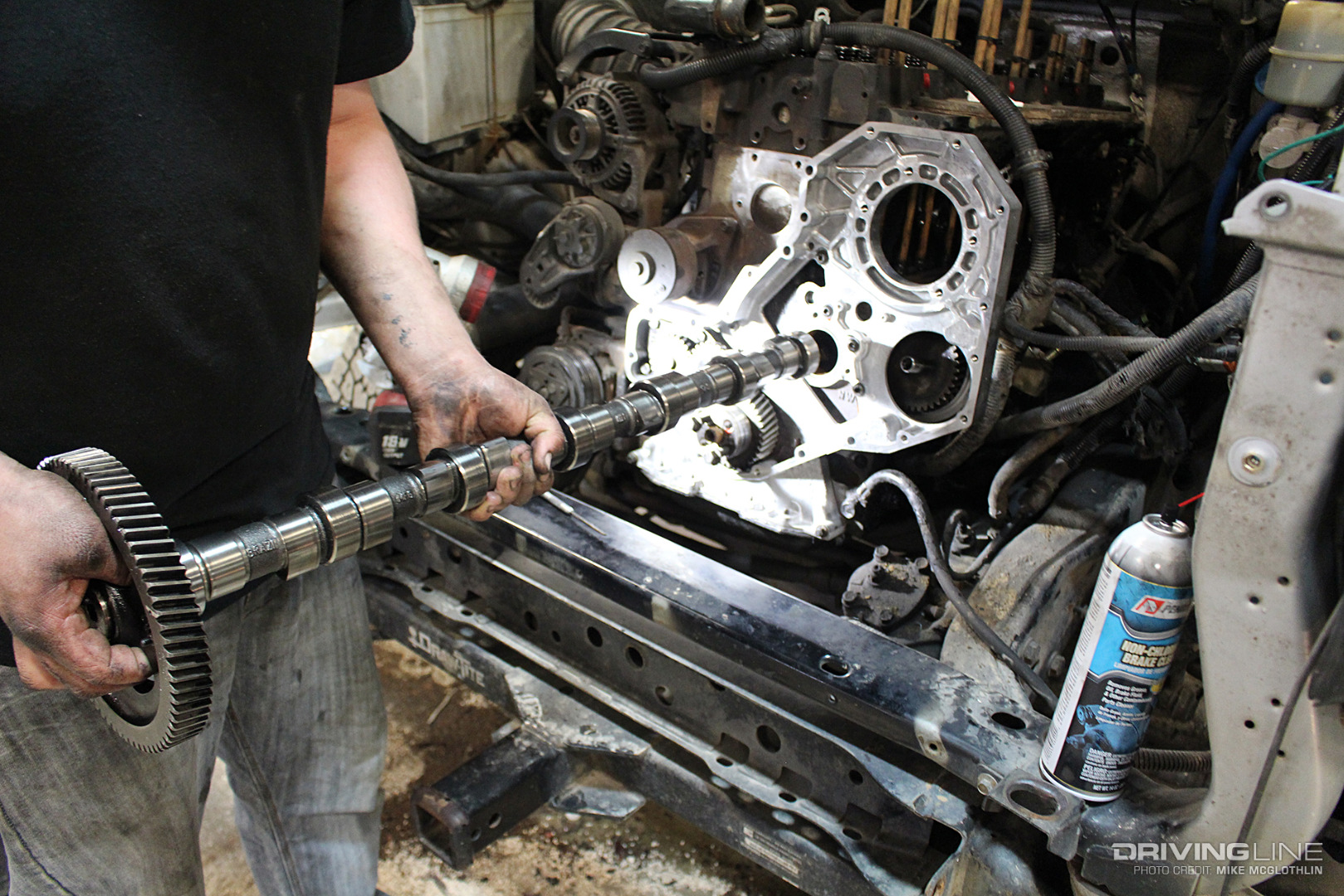 Cummins 24-Valve P7100 Conversion Camshaft Removal