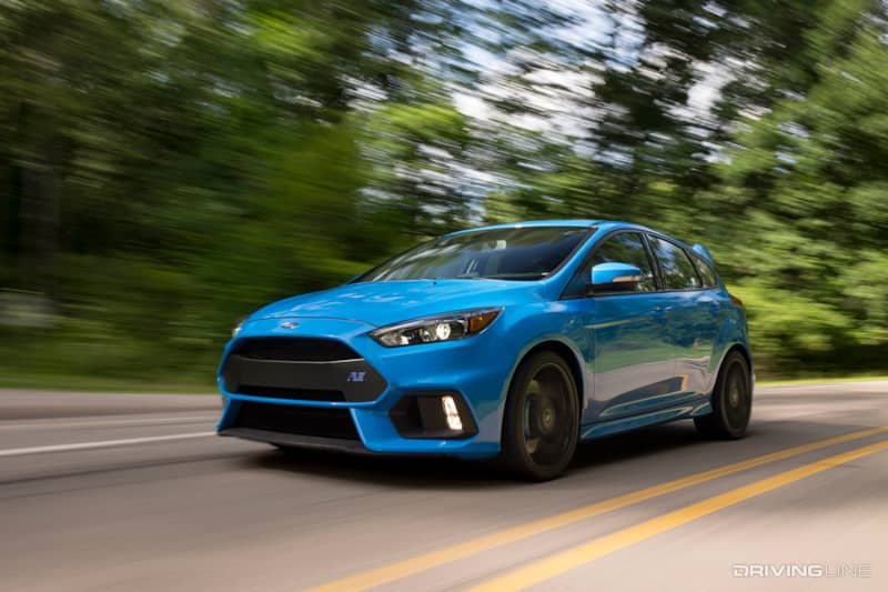 Ford Focus RS Nitrous Blue