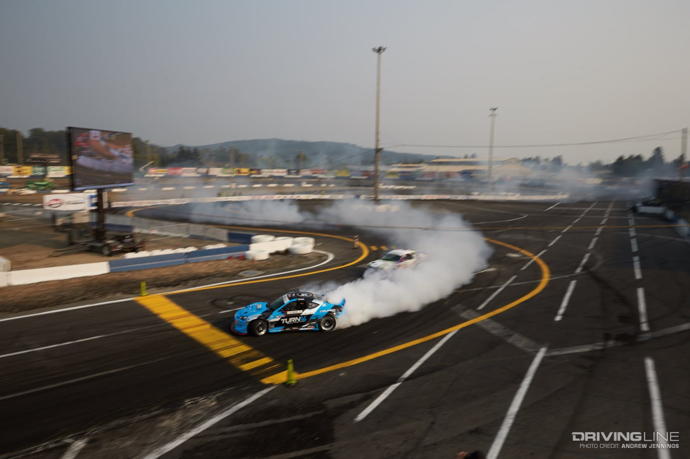 Formula DRIFT Seattle action at Evergreen Speedway
