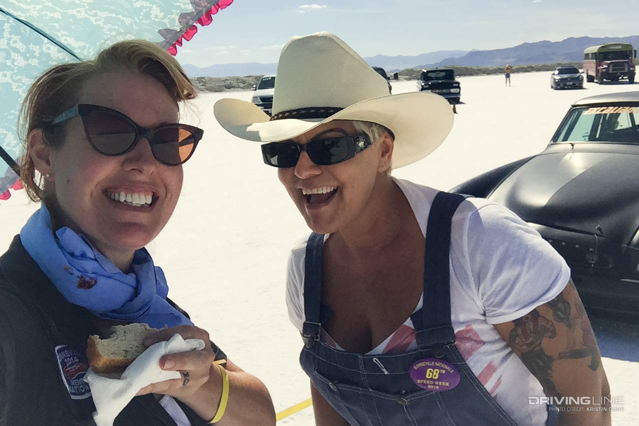 Licensing at Bonneville Salt Flats at Speedweek