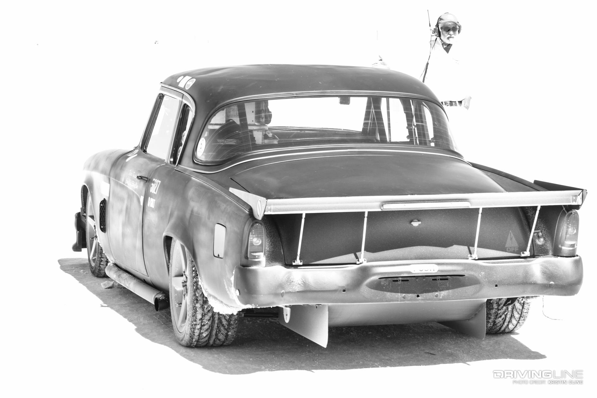 1955 Studebaker on Bonneville Salt Flats at Speedweek