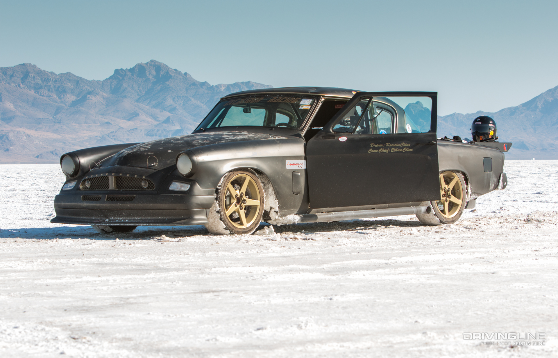 1955 Studebaker on Bonneville Salt Flats