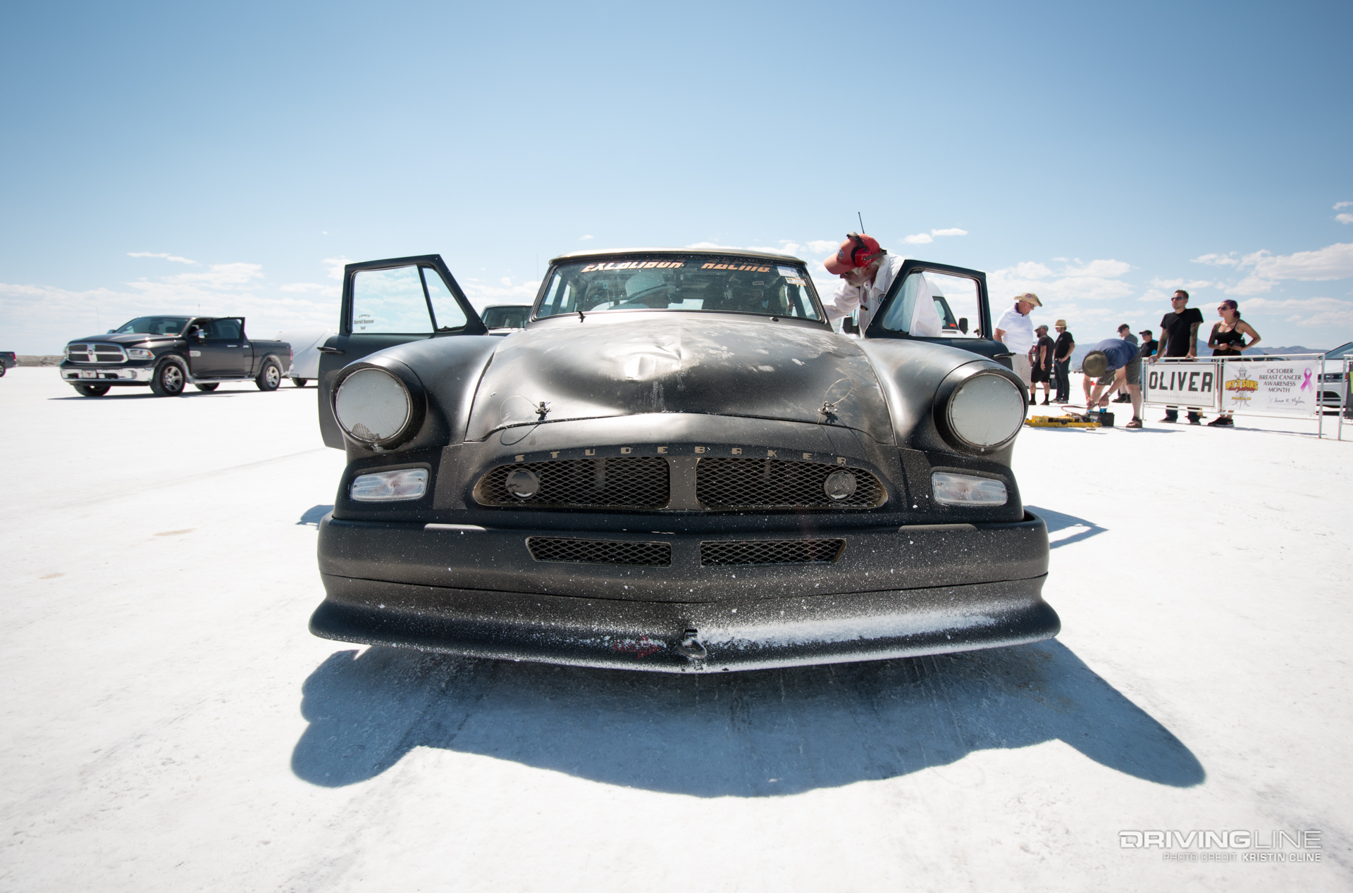 Licensing at Speedweek - 1955 Studebaker on Bonneville Salt Flats