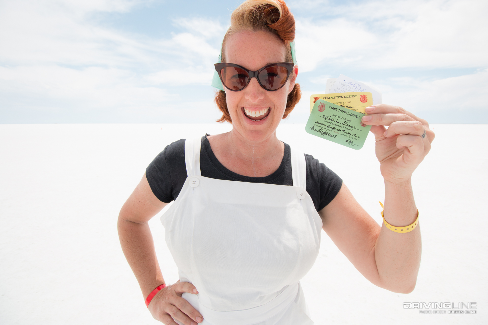 Licensing at Speedweek on Bonneville Salt Flats