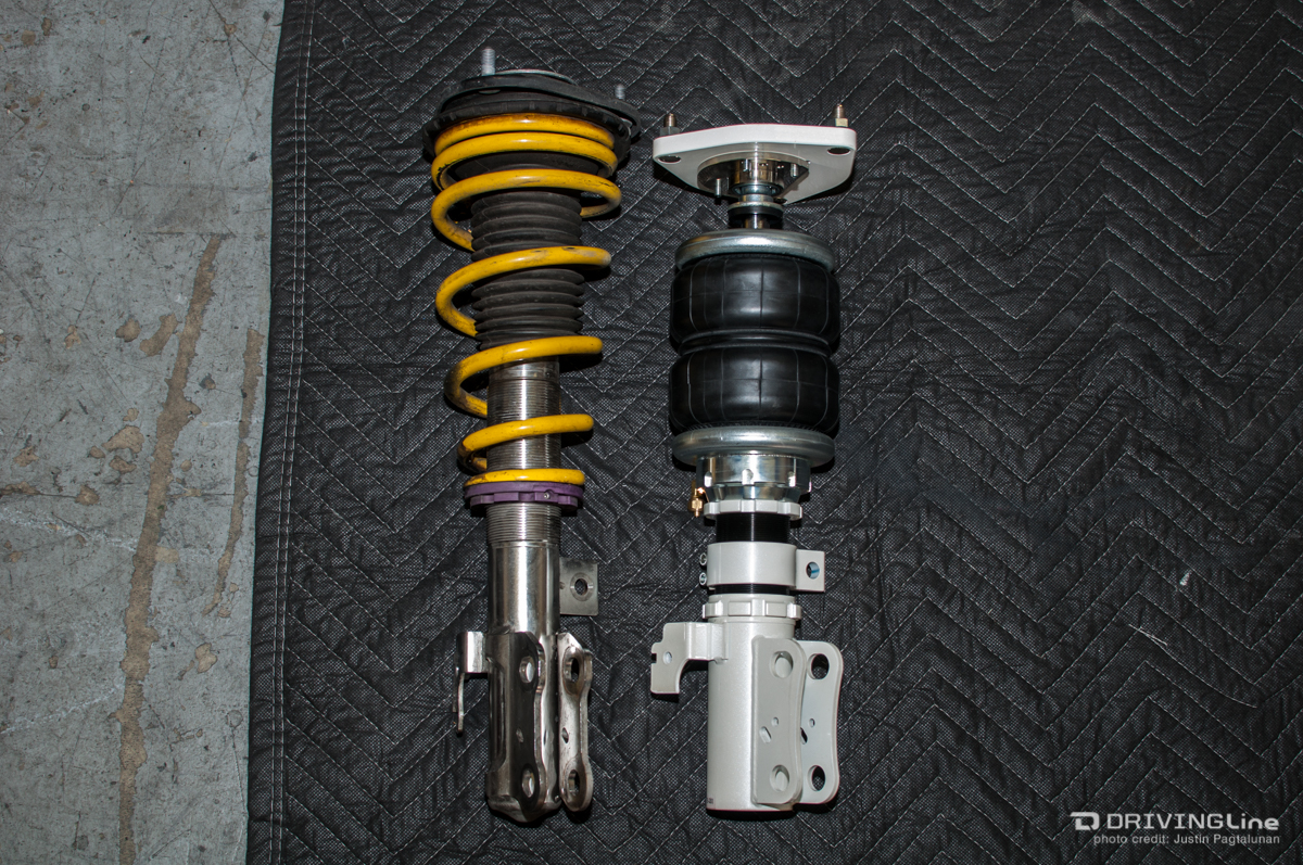 Coilover vs airbag suspension