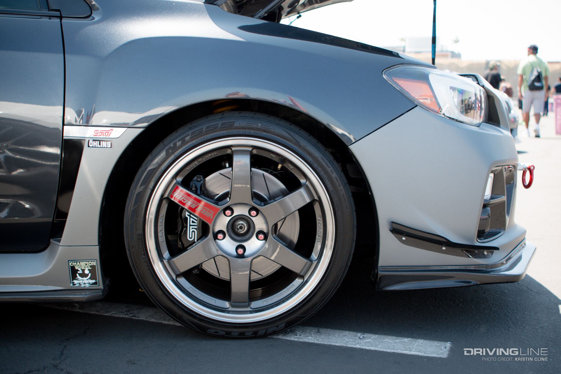 2016 Subaru STI TE37 Wheels Nitto 555 - Nitto Tire Auto Enthusiast Day 2017