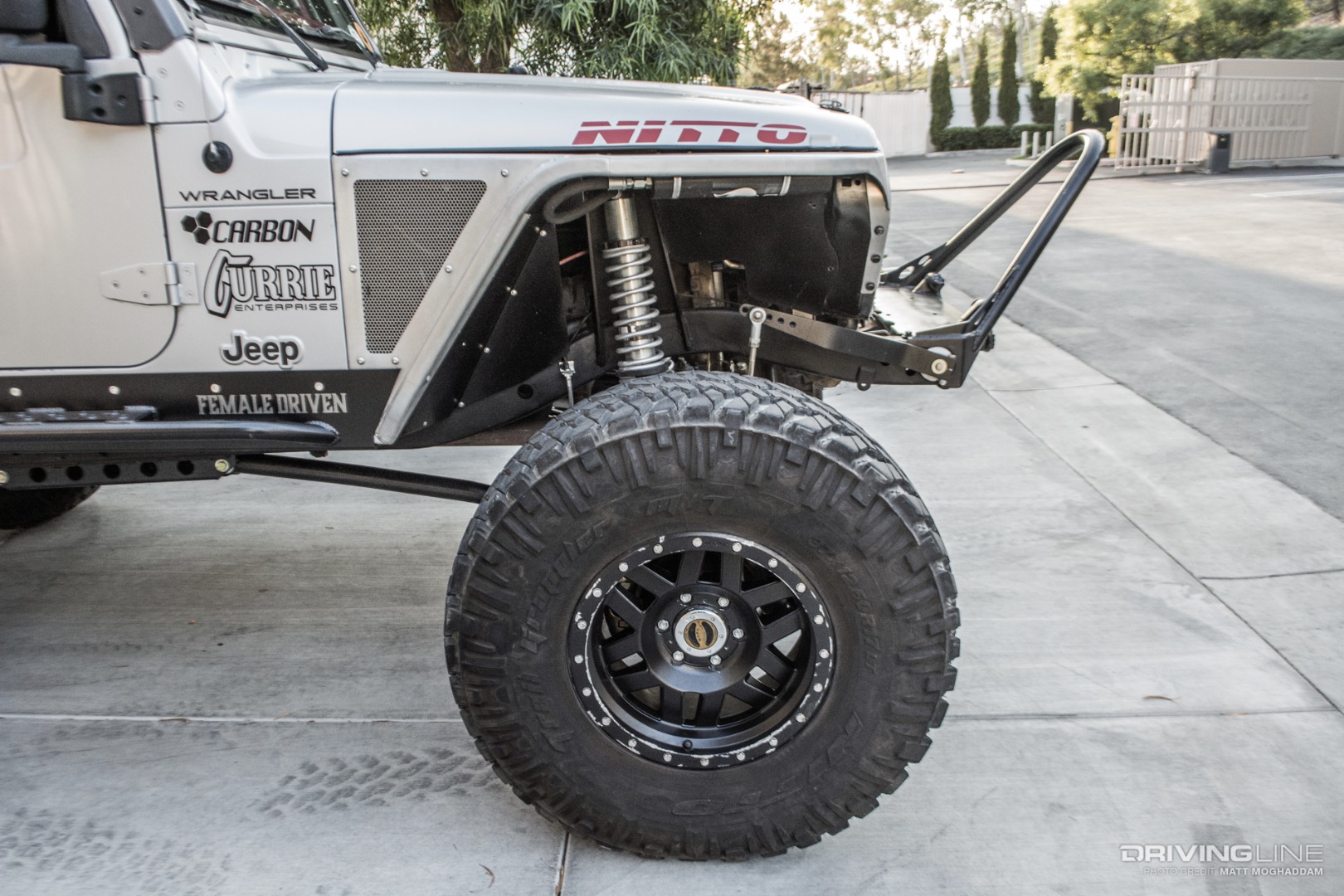 37-inch Nitto Trail Grapplers and KMC XD Machete wheels