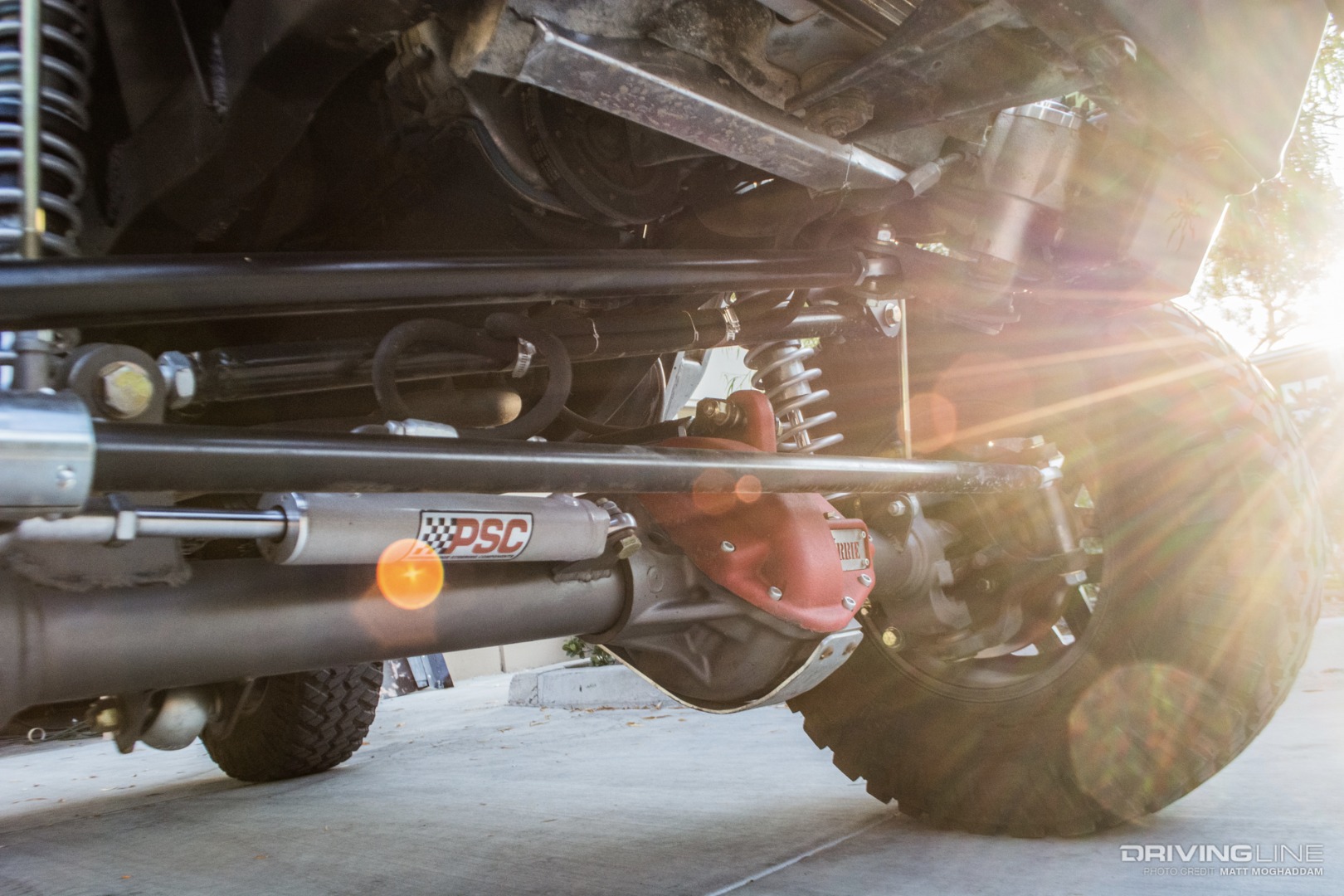 Currie Enterprises Rock Jock 60 VXR Front axle and PSC hydraulic assist steering