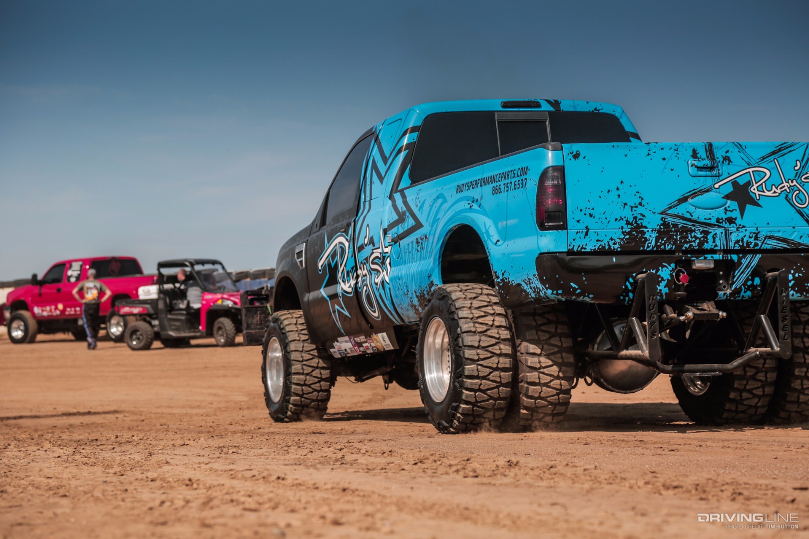 Dually diesel on Nitto Mud Grappler tires