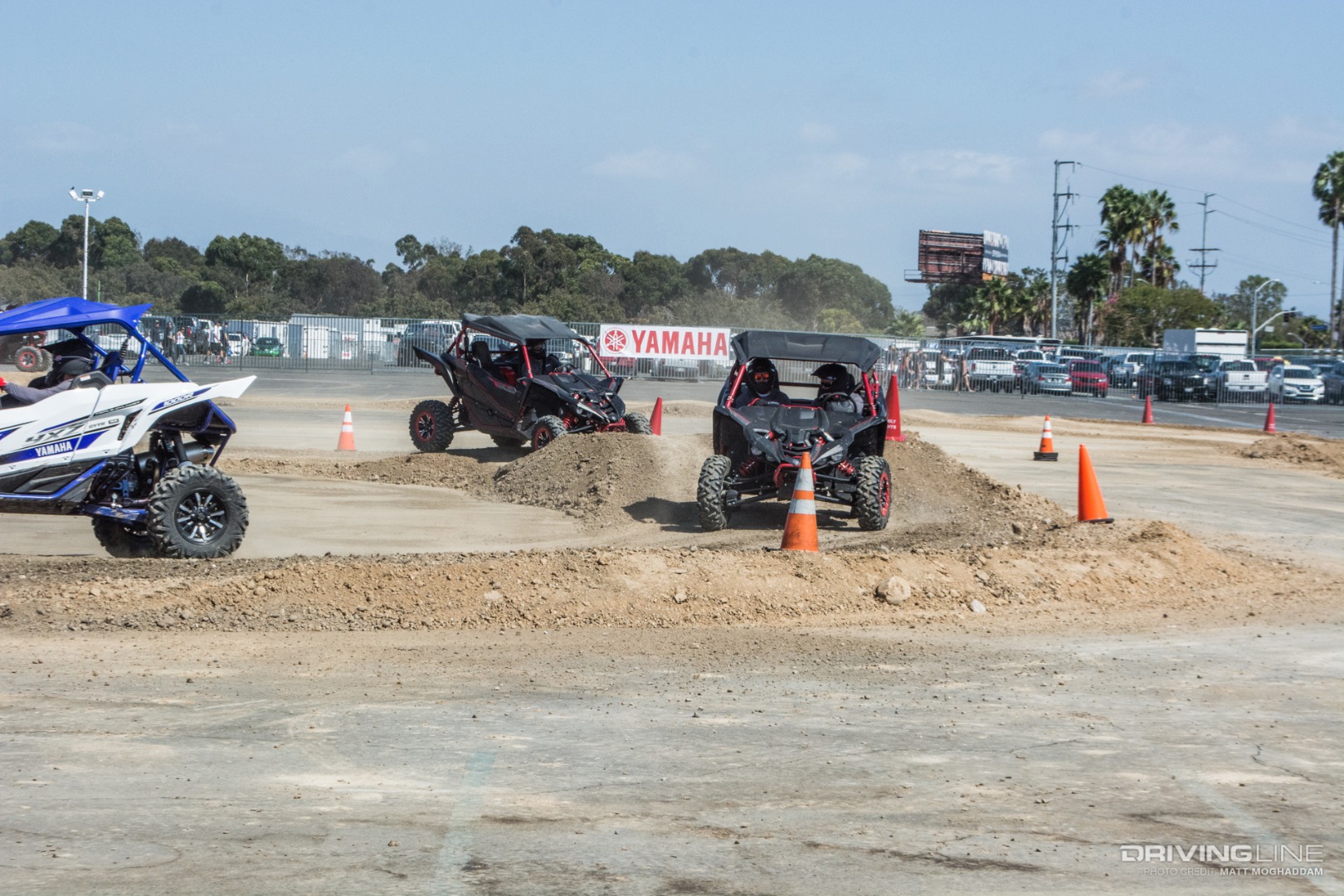 Prospective customers "try before they buy" Yamaha YXZ 1000Rs