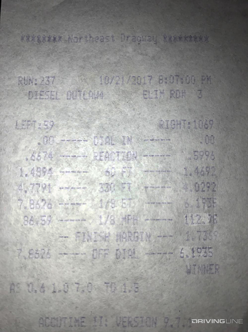 006-Ford-Power-Stroke-Eighth-Mile-Time-Slip