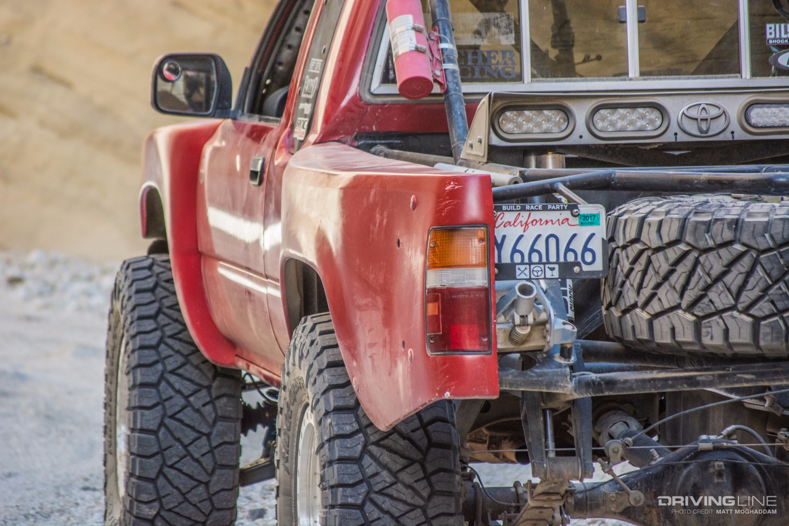 Toyota Pickup long travel fenders