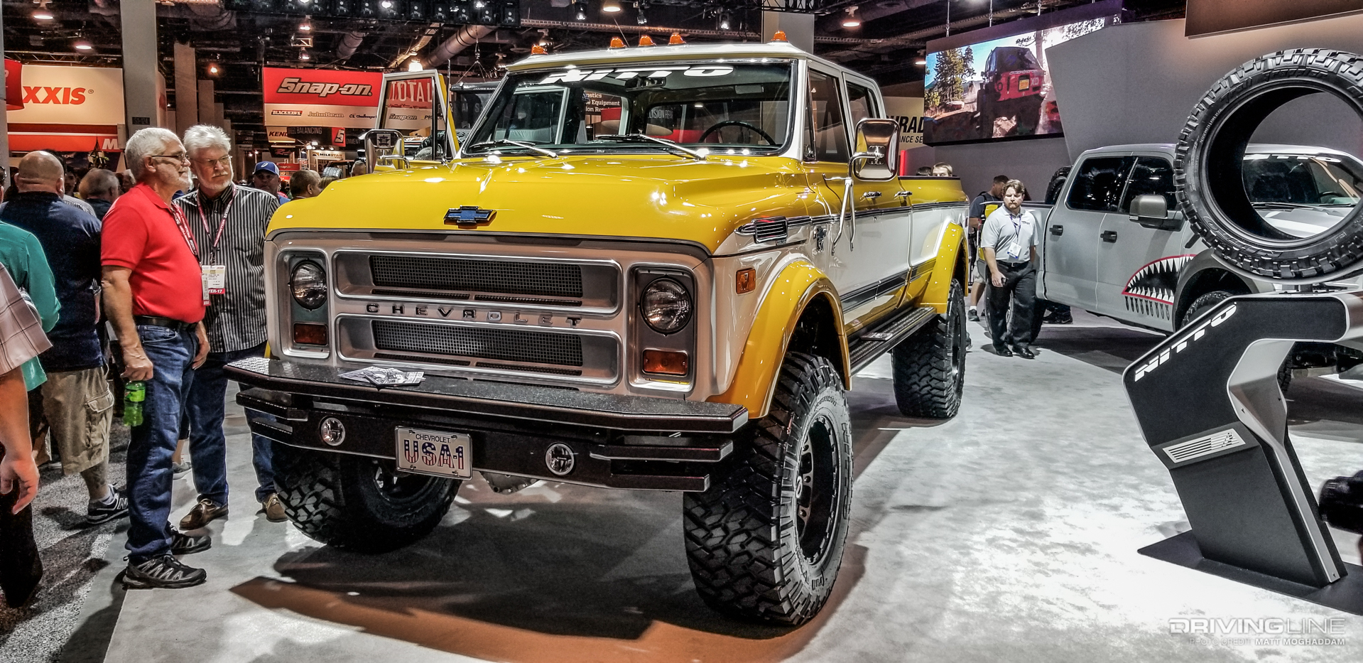 The Duke cummins powered K50 at Nitto Tire's booth