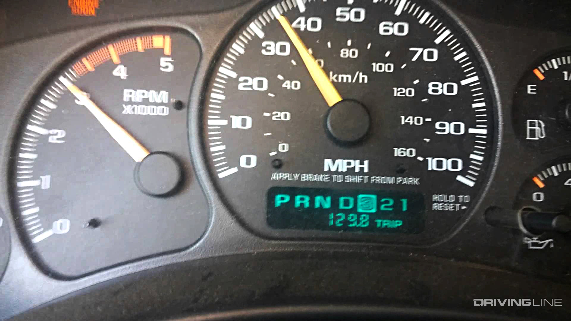 Gauges Showing Limp Mode