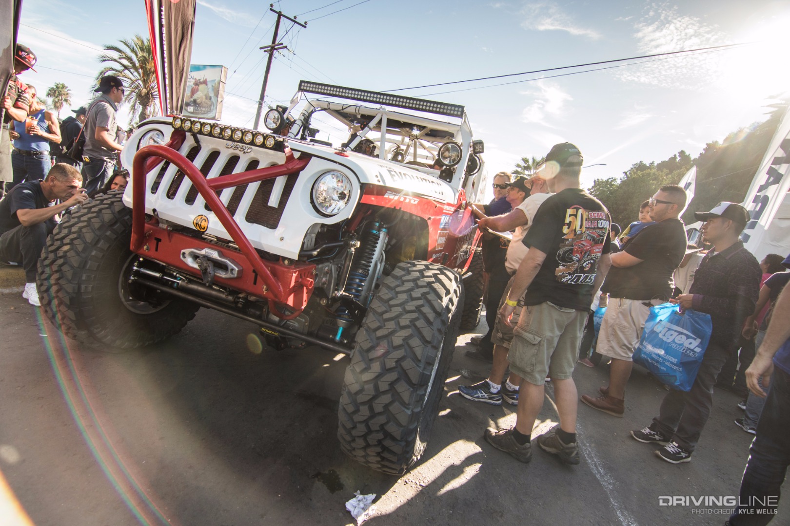 Mel Wade in his EVO1 race Jeep