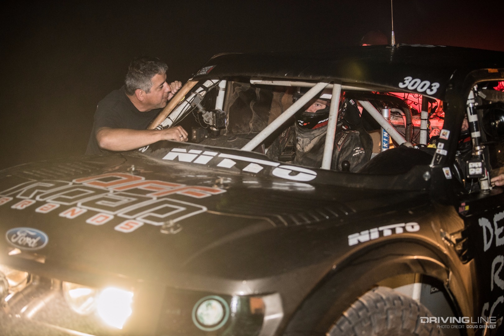 The 3003 BajaLite getting ready to leave the silt bed