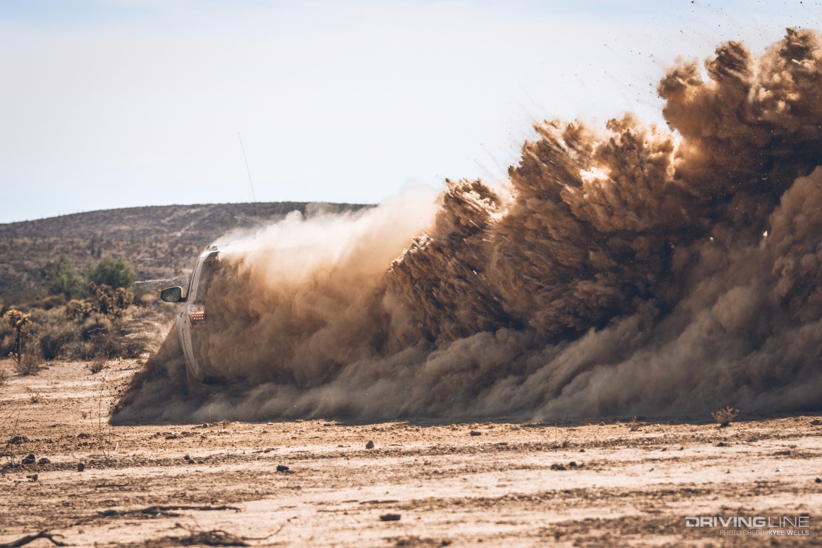 Silt is some of the worst terrain to drive through in Baja
