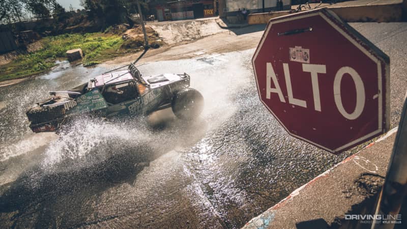 4415 Hammer Truck making a splash