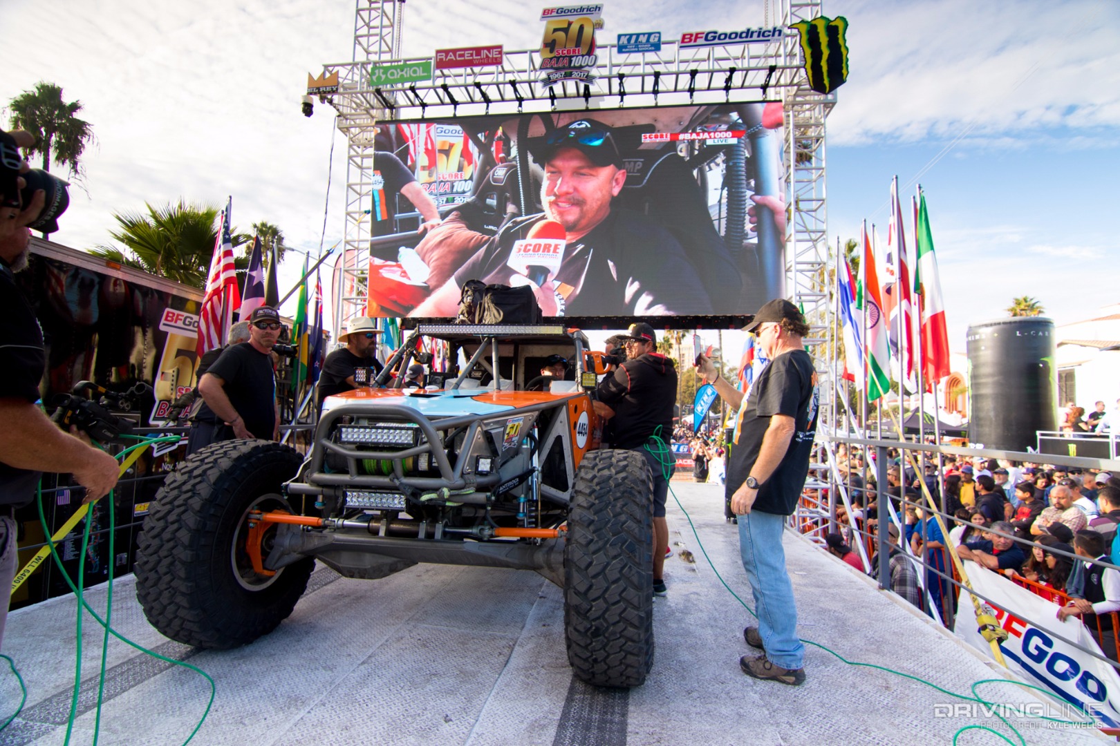Dave Cole crossed the finish line in 2nd place for the Unlimited Hammer Truck class behind Casey Currie