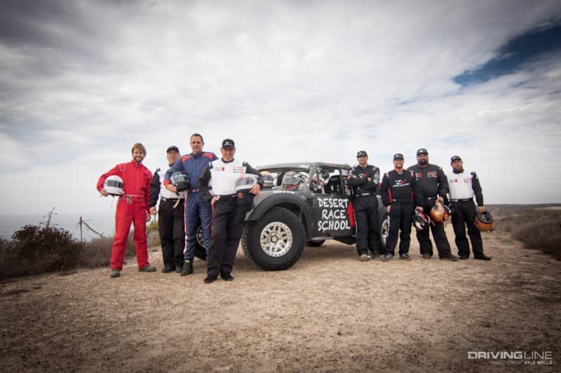 The Desert Race School driver/co-driver team