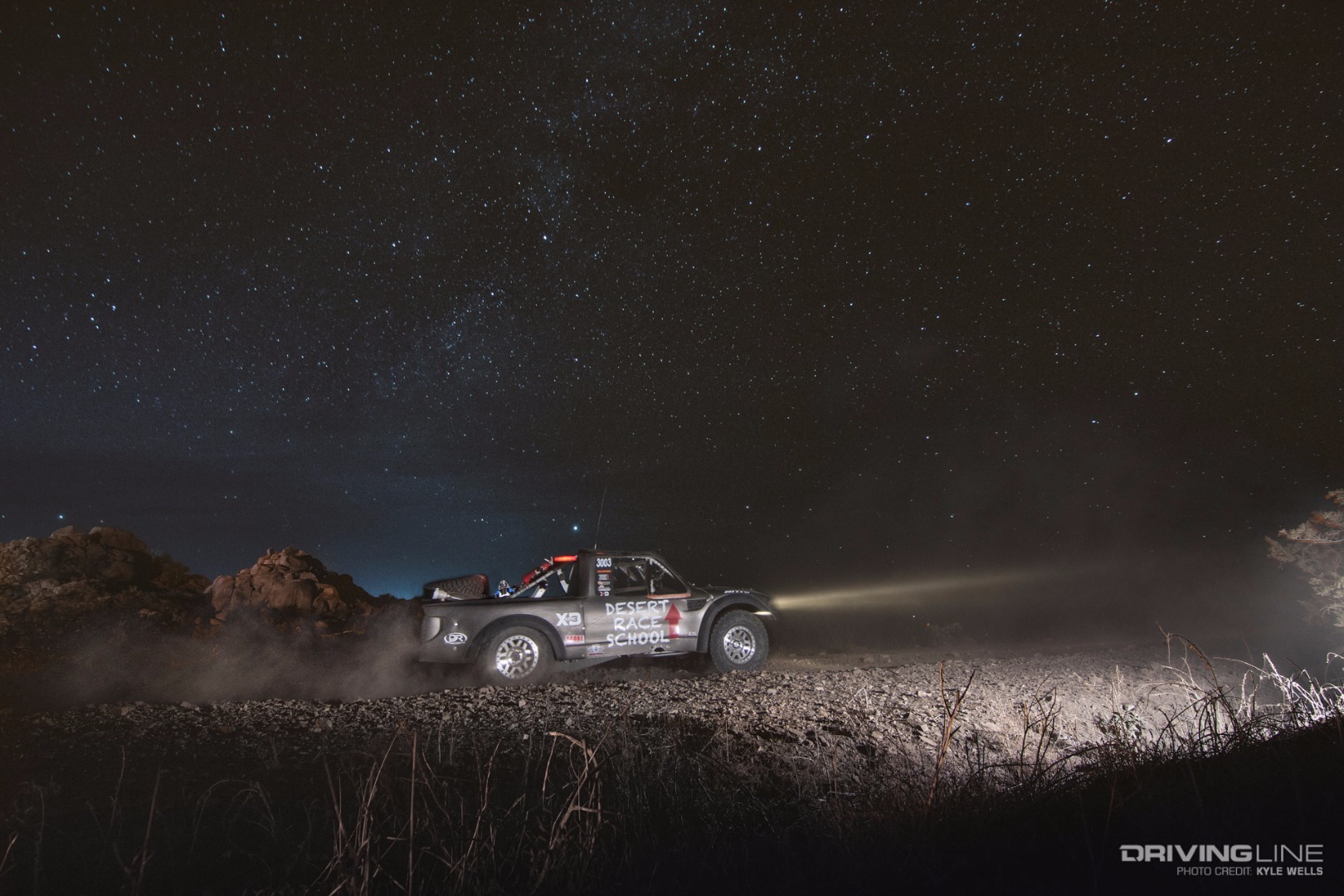 Desert Race School 3003 making its way back into the desert