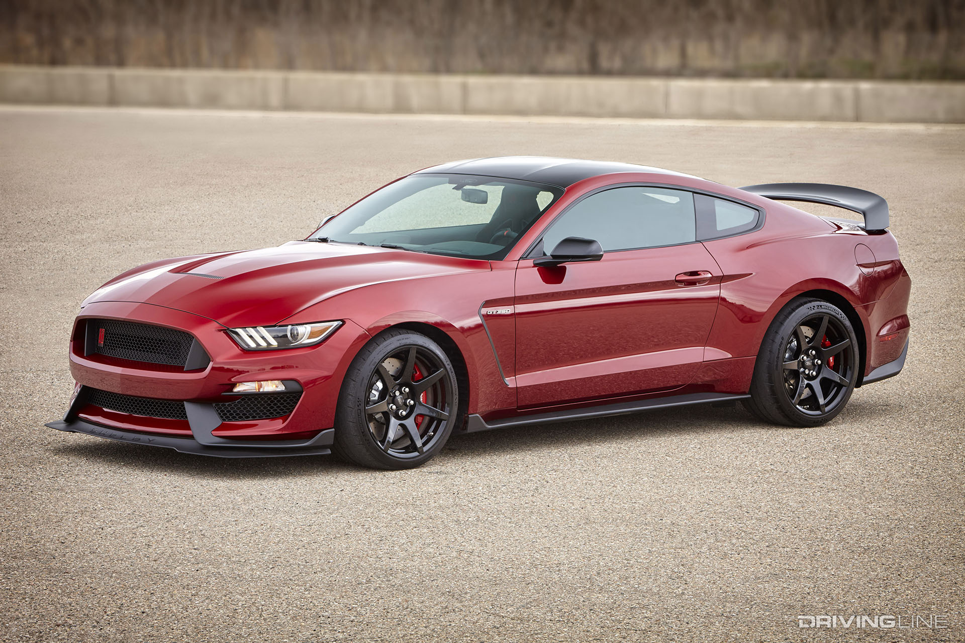 Red Ford Mustang