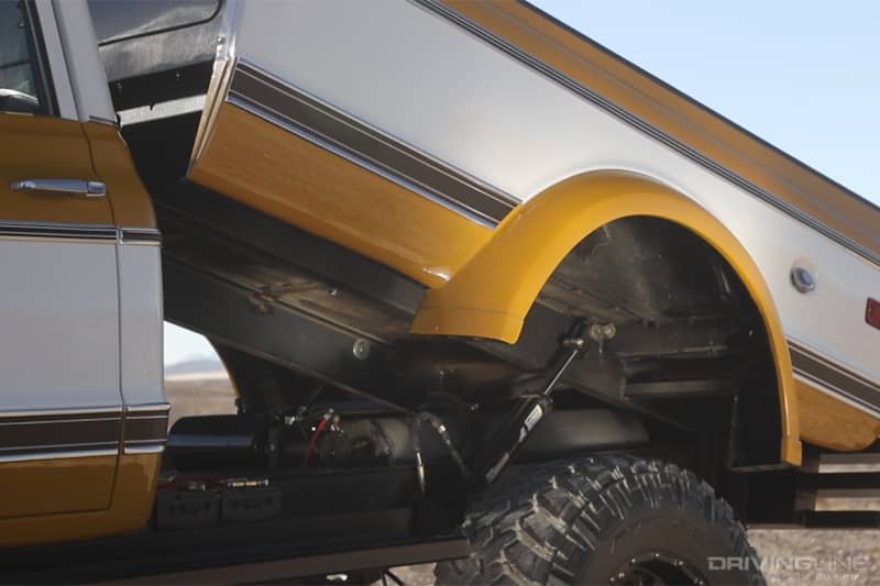 The tilt bed on The Duke