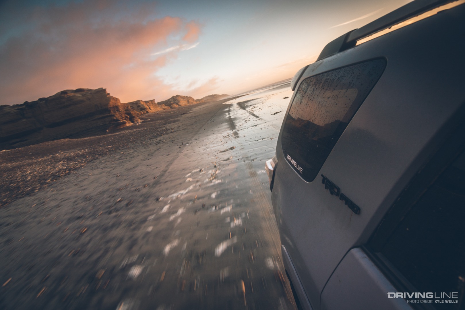 TRD Pro badges on the quarter panel