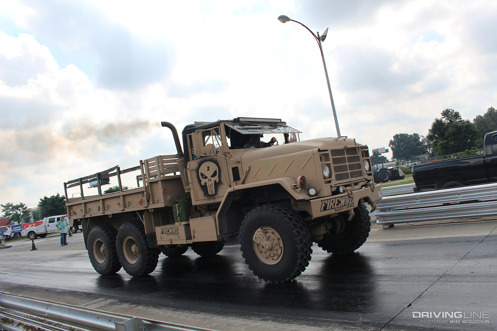 M35 Military Truck on the Dragstrip