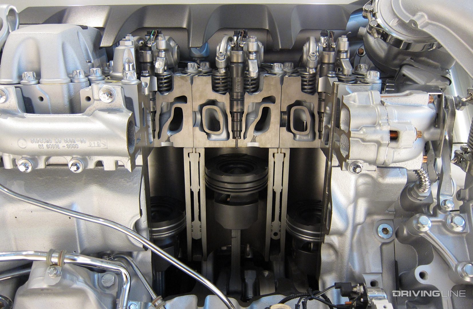 MAN V8 Diesel Engine Internals