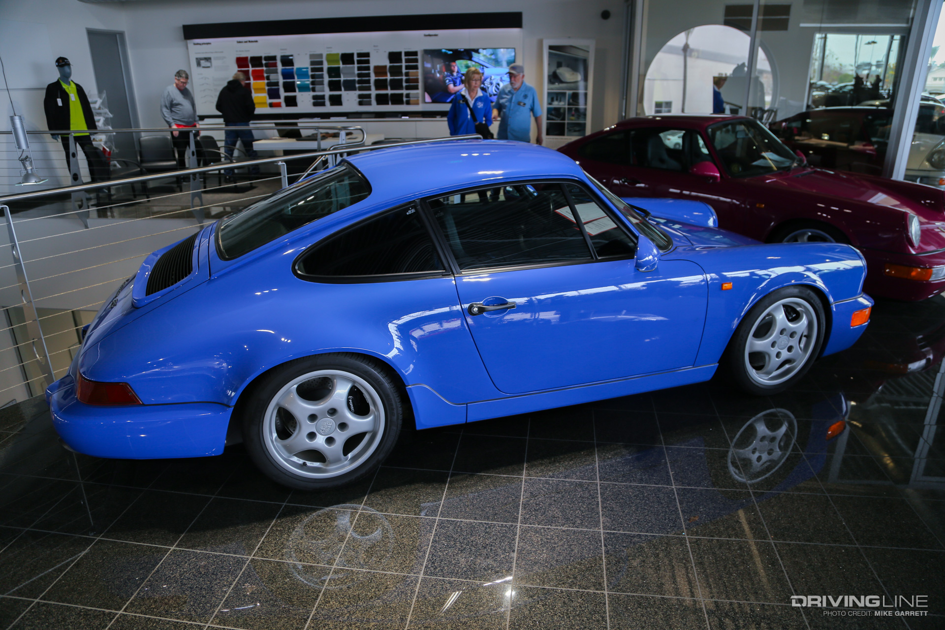 Blue Porsche 964 Carrera RS