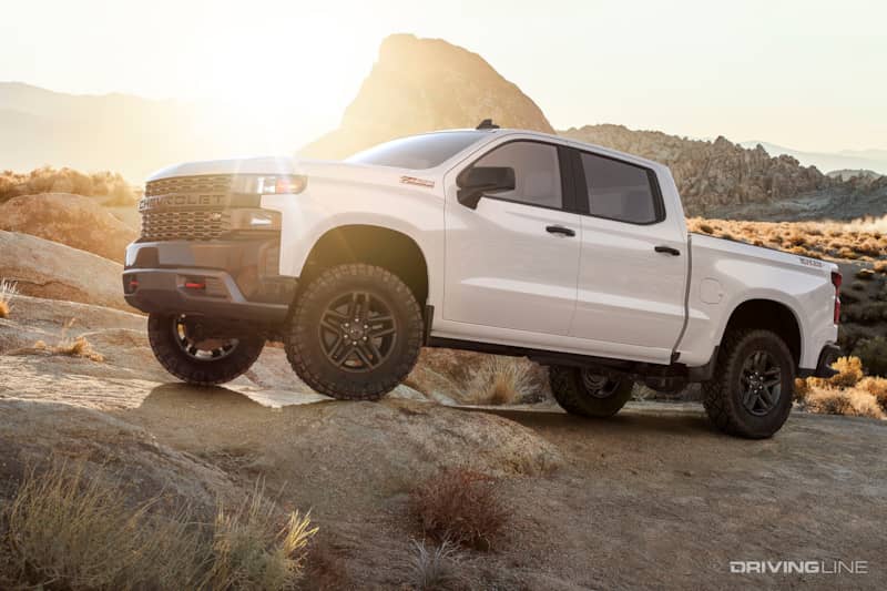 2019 Chevy Silverado–climbing