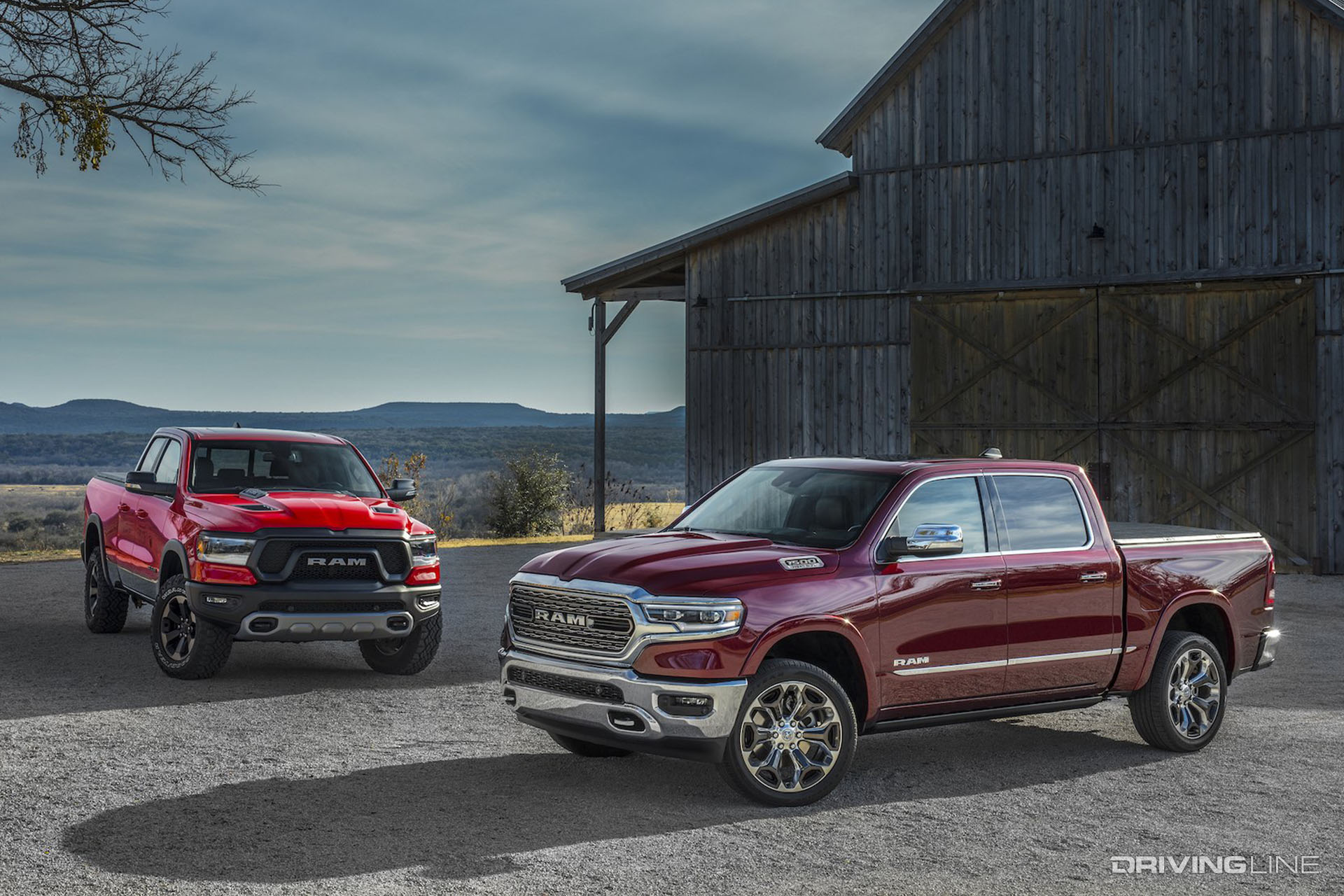 2019 Ram 1500–front and side
