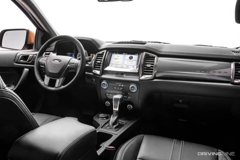 2019 Ford Ranger–interior