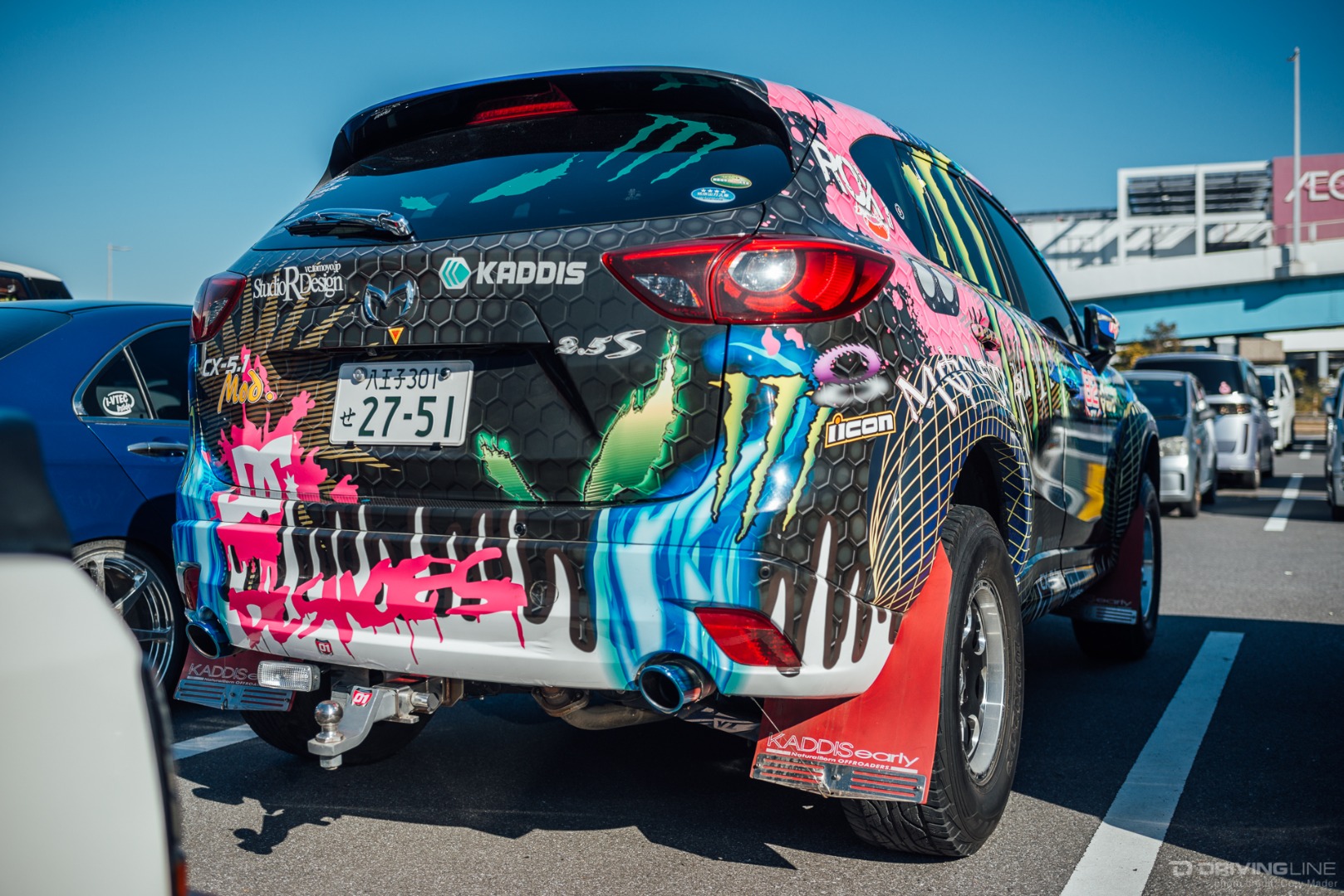 Tokyo Auto Salon Parking Lot Mazda CX-5 rear