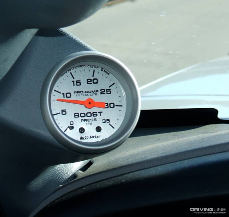 Auto meter boost pressure gauge