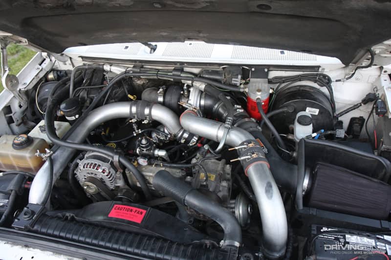 Irate diesel T4 turbo mount